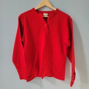 L.L.Bean vintage River Drivers Shirt two layer wool blend sweater